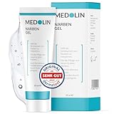 Medolin® Narbengel - Narbensalbe für schöne Haut - Einfache Anwendung - Narbencreme mit Dermatest-Siegel - kosmetische Narbenpflege - 20 m