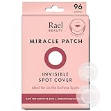 Rael Miracle Anti Pickel Patch Unsichtbar - Korean Skincare, Invisible Pimple Patches für das Gesicht, Hydrokolloid Akne Pflaster, Vegan, Tierversuchsfrei, 2 Größen (96 Stück)