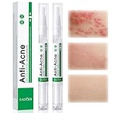 2xClear Pickelstift mit Teebaumöl - Anti Pickel Gel für frühe Akne,leicht einziehende Formel mit Präzisions for Skin Car